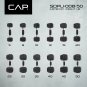 CAP Barbell Coated Dumbbell Weights with Padded Grip 15-Pound