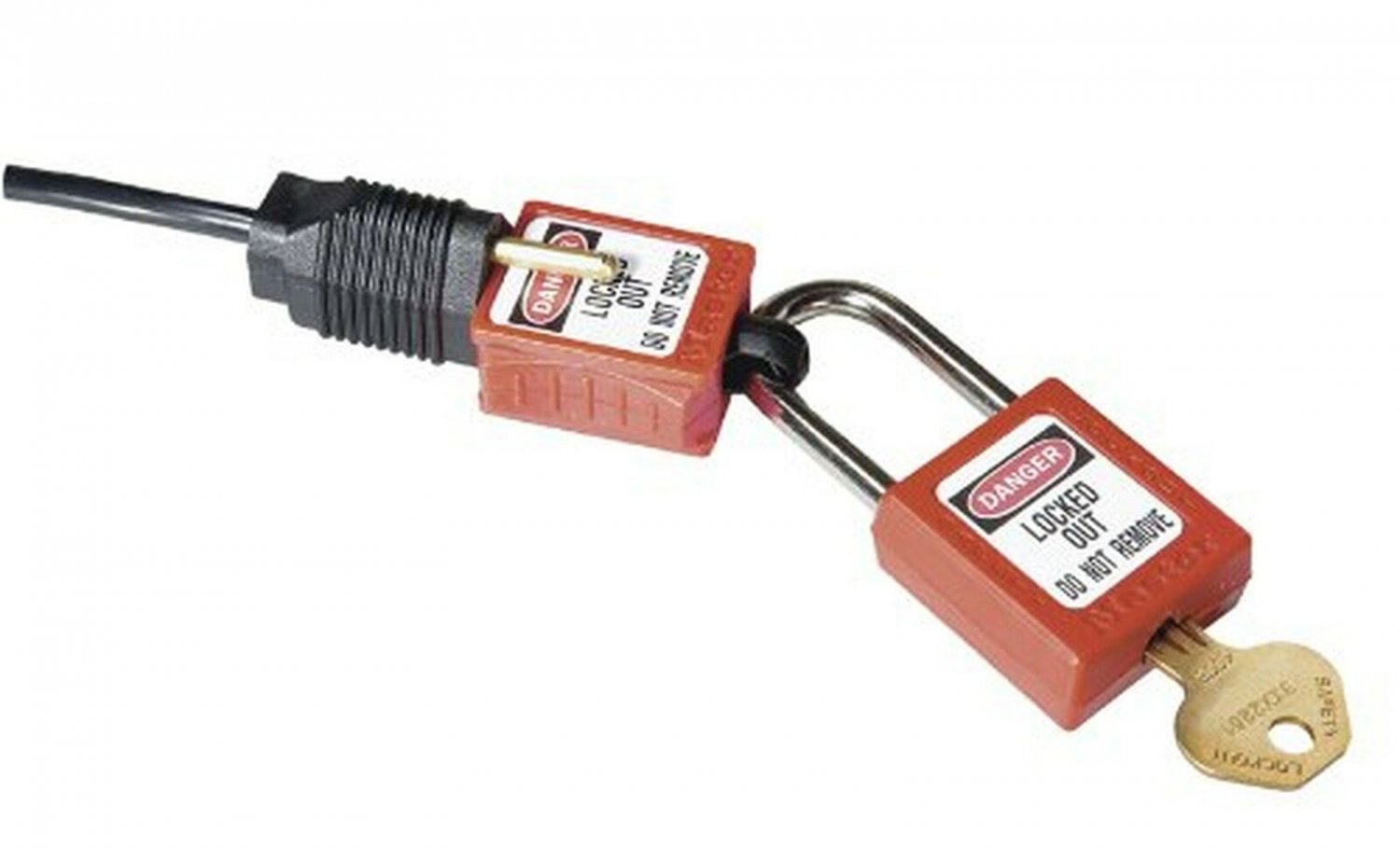 Master Lock Lockout Tagout Device, Electrical Prong Plug Lockout Device, 110 ...