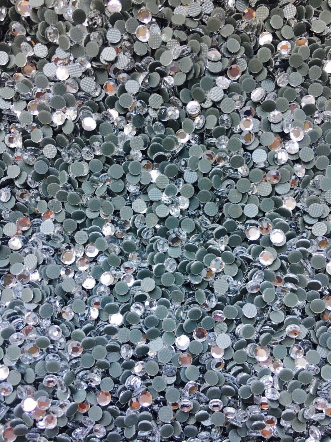 10,000pc bulk 3mm 10ss CLEAR Loose Rhinestone Hot Fix