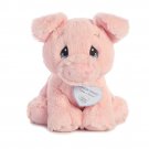 Aurora World Precious Moments Bacon Piggy-Pig Plush, 8.5" Pink