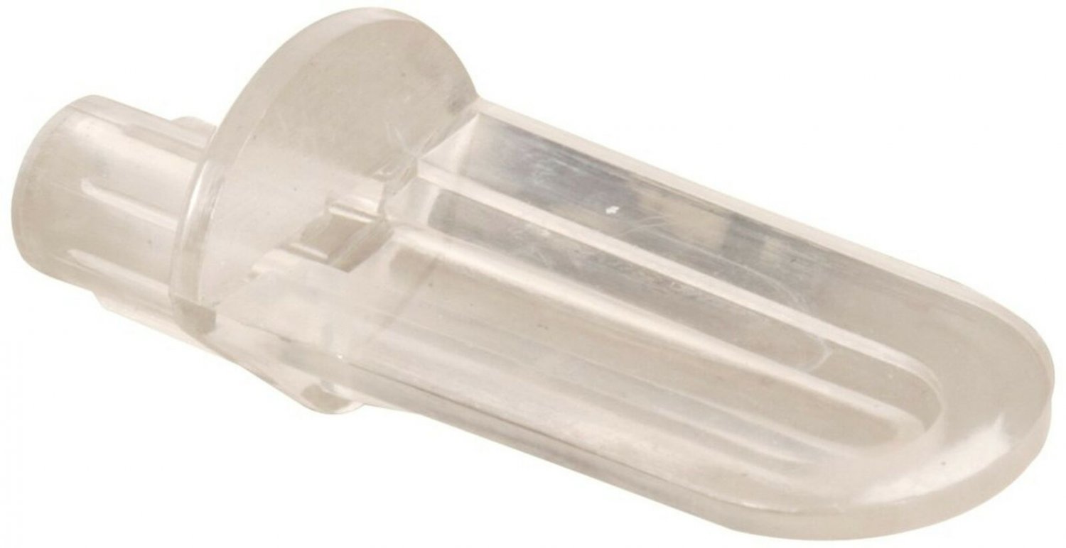 Prime-Line Products U 9256 Shelf Support Peg, 1/4-Inch, Clear Plastic,(Pack o...