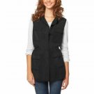 Buffalo David Bitton Women's Lightweight Vest Large Black