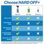 Hard Off+ Hard Water Stain Remover - Professional Grade Shower Cleaner - Bath...