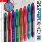 Pentel RSVP Mini Ballpoint Pen, (1.0mm) Medium Line, Assorted Ink w/Key Ring,...