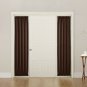 Sun Zero Barrow Front Door Sidelight Curtain Panel with Tie Back, 26" x 72", ...