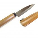 Happy Sales HSST-100, Japanese paring knife with sheath, Natural