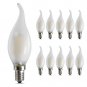 E12 LED Candelabra Bulb 4W, 2700K Warm Soft White 400LM, E12 Base Dimmable LE...