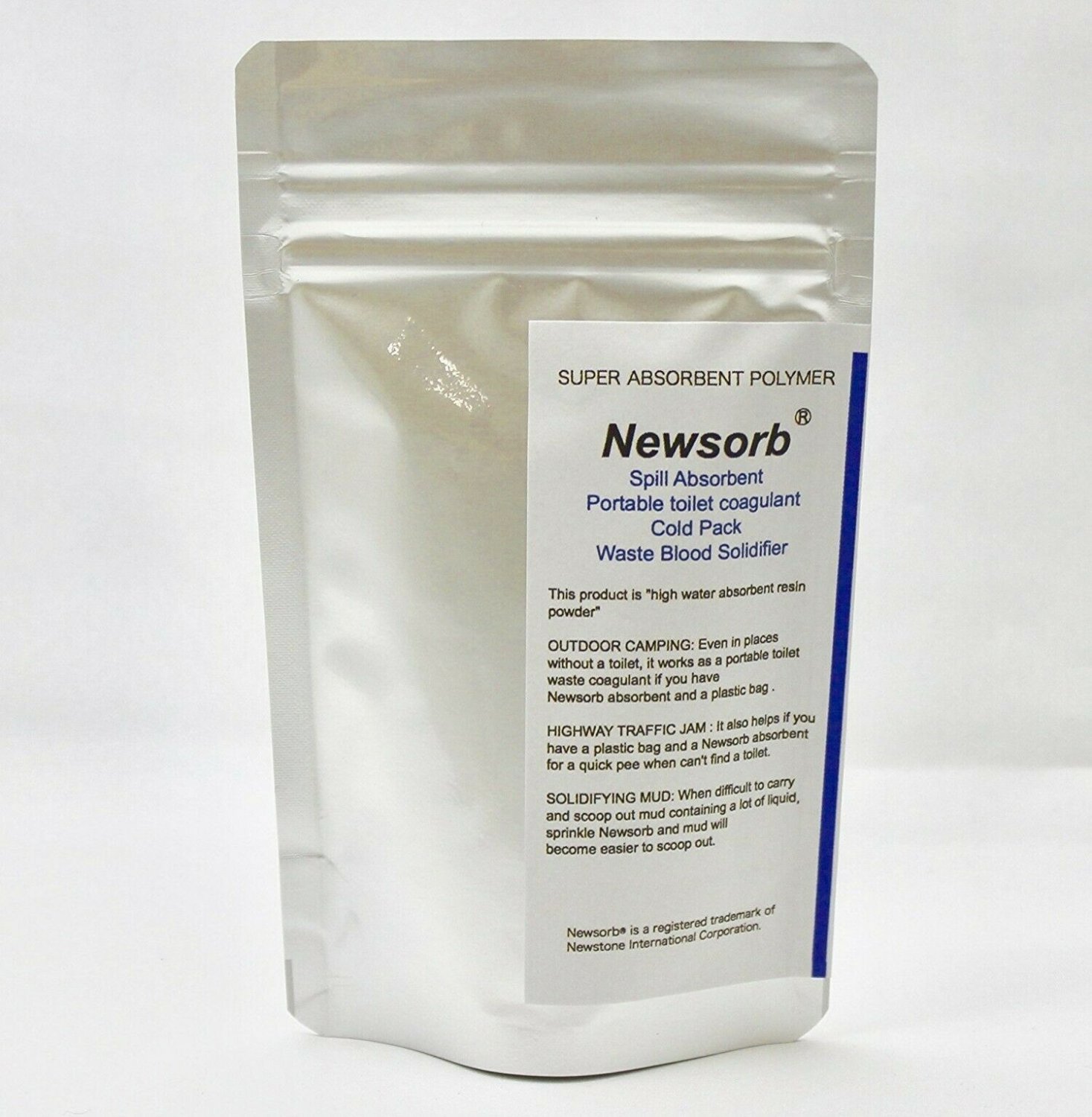 Newstone Sodium Polyacrylate - Superabsorbent Diaper Polymer (White, 0.38mm g...
