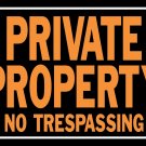 Hy-Ko Products 848 Private Property No Trespassing Aluminum Sign 9.25" x 14" ...