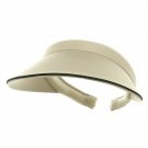 MG Women's Piping Clip On Visor Putty