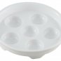 HIC Harold Import Co. 90P HIC Porcelain Footed Escargot Plate 6.5-inch