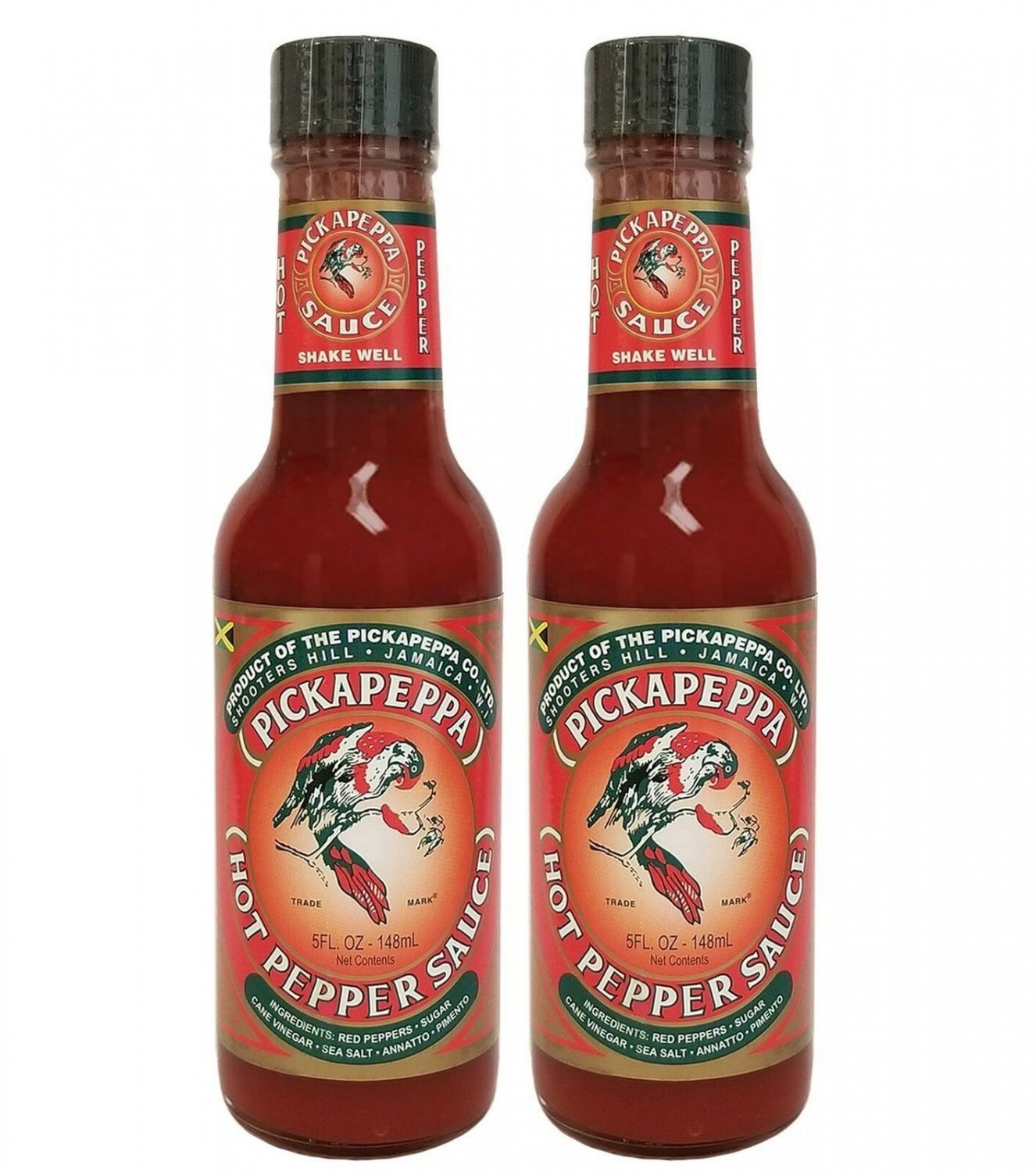 Pickapeppa Sauce Pepper Hot 5oz (Pack of 2) 2 Pack