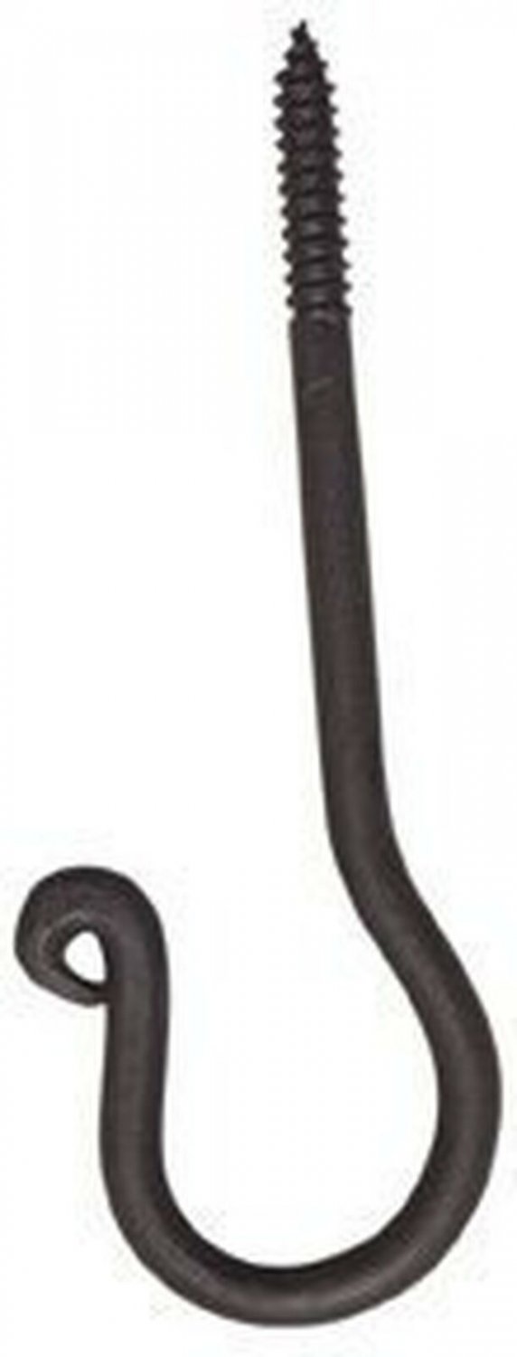 BCD Wrought Iron Ceiling Hook Screw Country Primitive D&Atilde;&copy;cor Hardware
