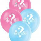 12" Latex Gender Reveal Balloons, 8ct Latex Balloons