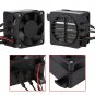 Fdit PTC Car Air Heater 100W 12V Energy Saving Small Space Car Fan Heater Con...