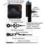 Youngtown 12888 Trigger Quartz Clock Movement with Plastic Music Chime Box 5/...