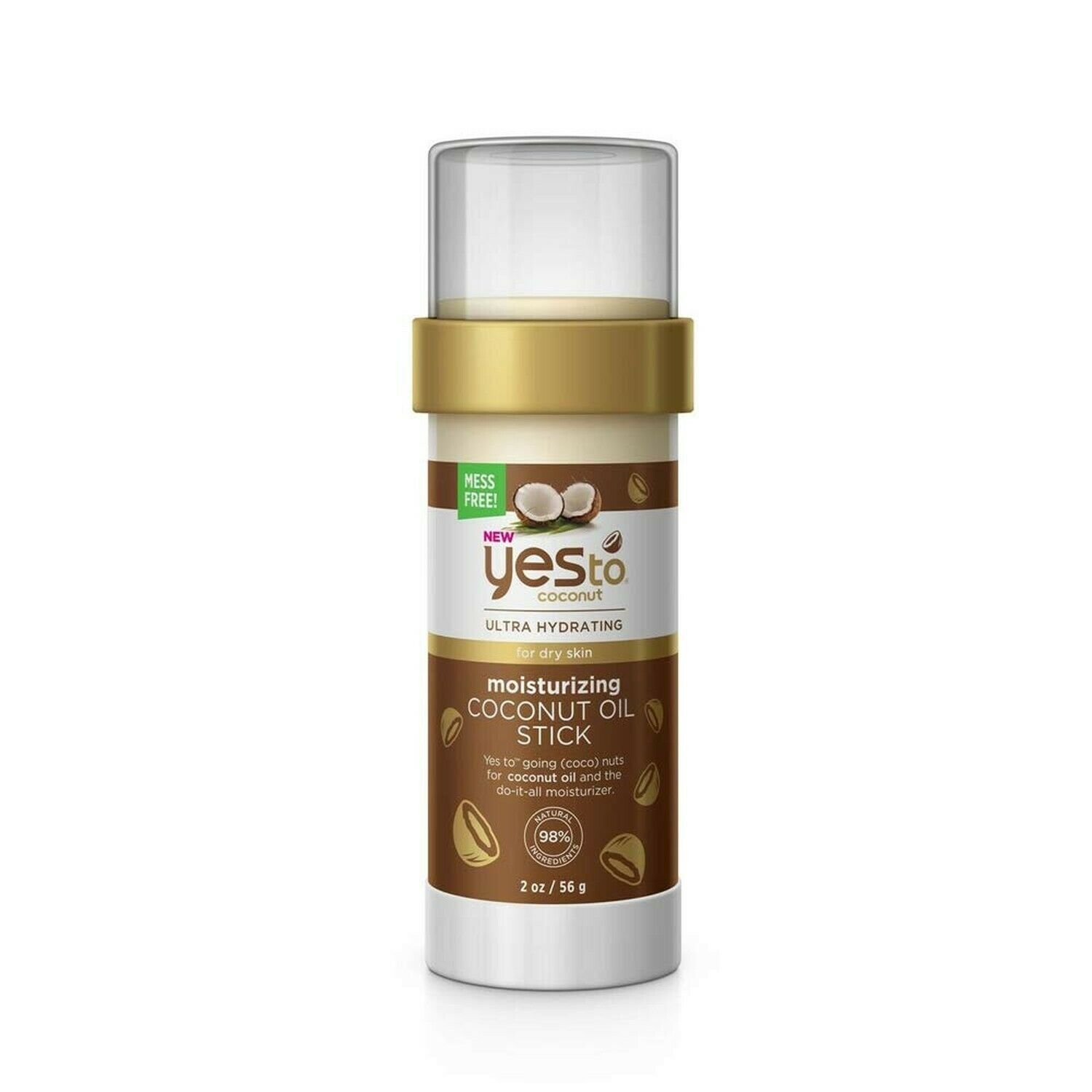Yes To Coconuts Ultra Hydrating Moisturizing Coconut Oil Stick, 2 Ounce