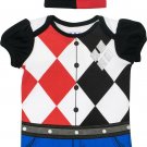 Warner Bros. Suicide Squad Harley Quinn Baby Girls' Costume Bodysuit and Hat,...