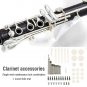 1 Set Clarinet Repair Tools Rollers Clarinet Spring Screws Pads Tools Kit Ins...