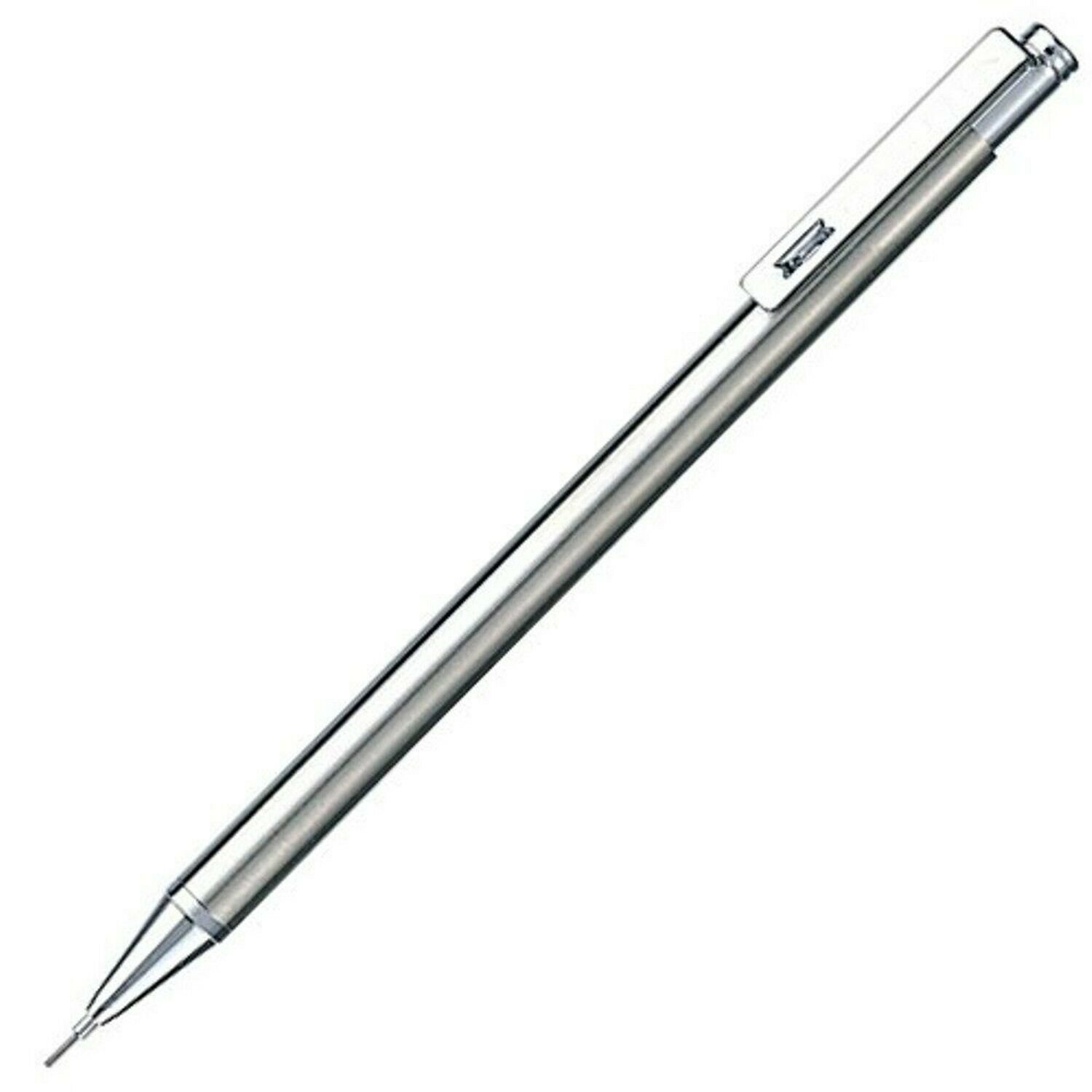 Zebra Mini Mechanical Pencil, 0.5 mm, Silver Body (TS-3) T-3