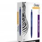 Zebra Pen Orbitz Gel Retractable Rollerball Pen, Medium Point, 0.7mm, Blue In...