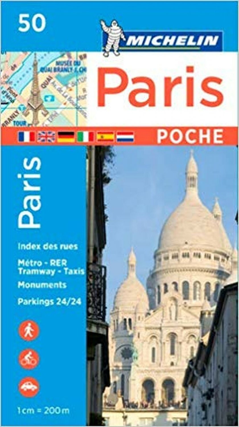 Michelin Paris Pocket Map 50 (Plan Poche)