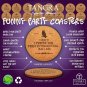 TANGRA Funny Party Cork Coasters Set of 8 Double Sided Laser Engraved with 16...