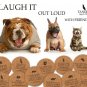 TANGRA Funny Party Cork Coasters Set of 8 Double Sided Laser Engraved with 16...