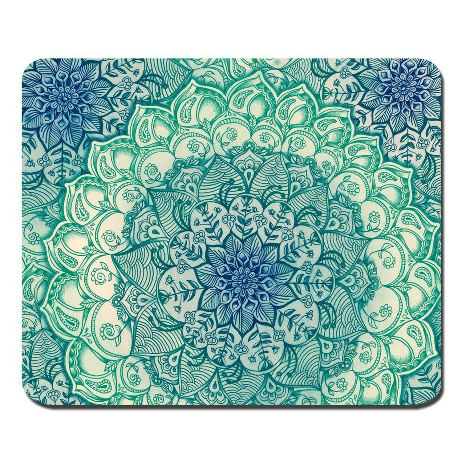 Rectangle Mousepad Creative Painting Customized Mandala Pattern Rectangle Mou...