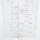 OakRidge Products 1000ml Triangular Graduated Container, Translucent, PP (10 ...
