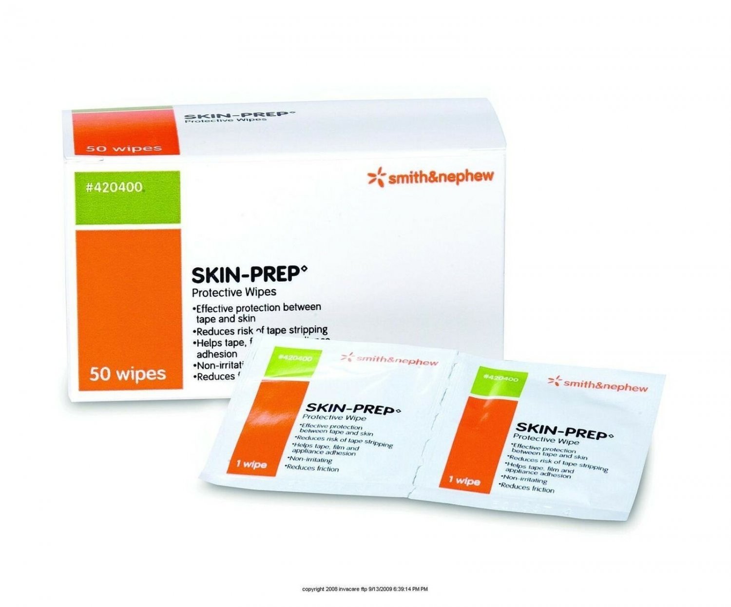 SMITH & NEPHEW INC. Skin-Prep Protective Dressing, 50 Count 1 Pack