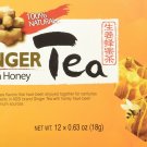 Instant Ginger Tea with Honey - 12 Bags X 0.63oz