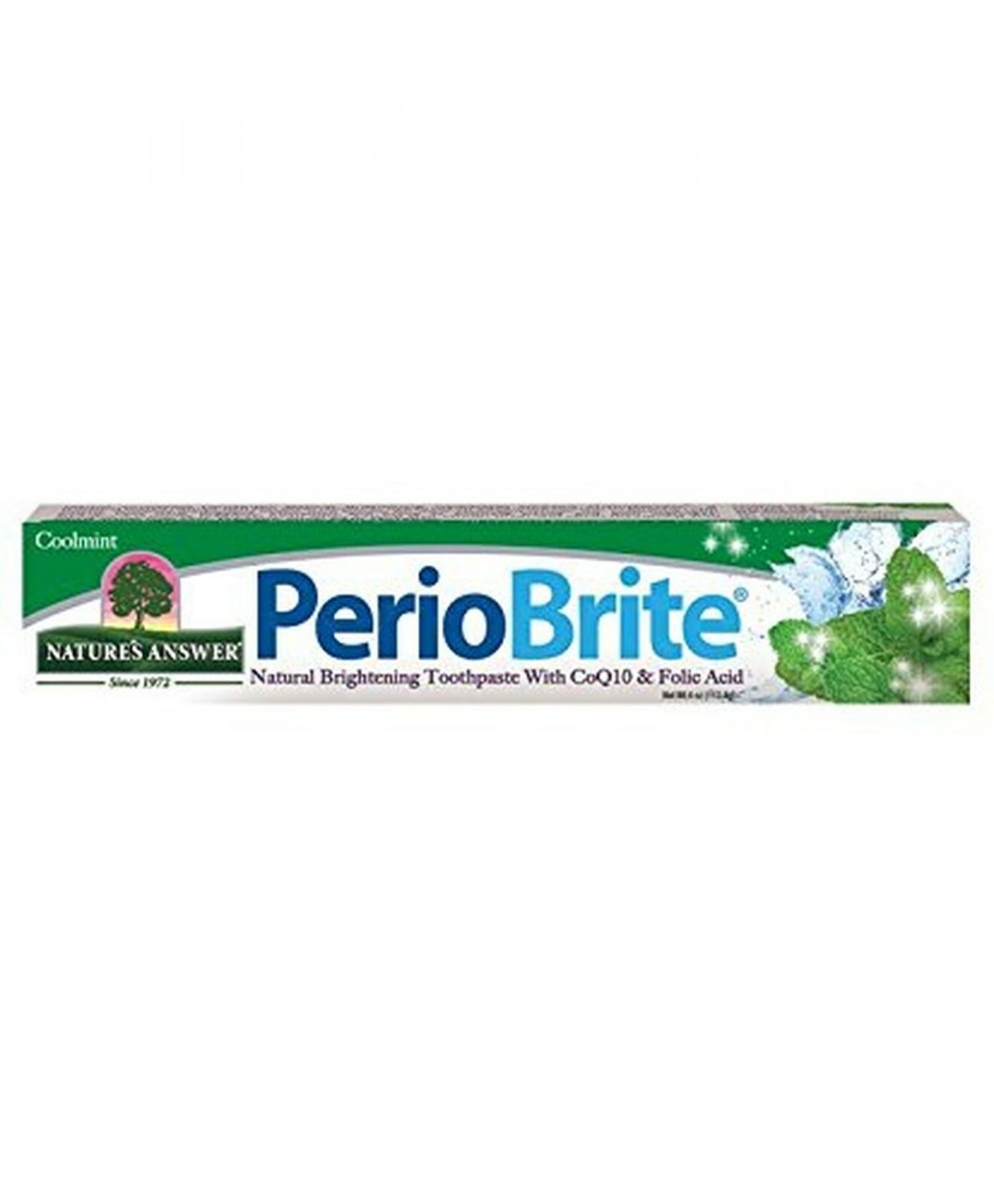 Nature's Answer Periobrite Natural Toothpaste, 4 Ounce Cool Mint 4-Ounce