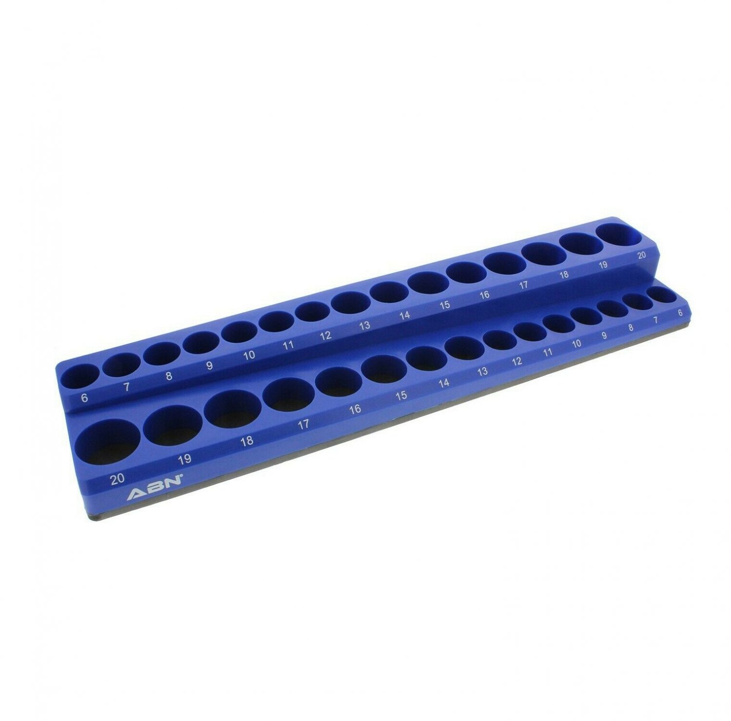 ABN Magnetic Socket Organizer Tray &acirc;�� Metric 3/8in Socket Holder Magnetic Tool...