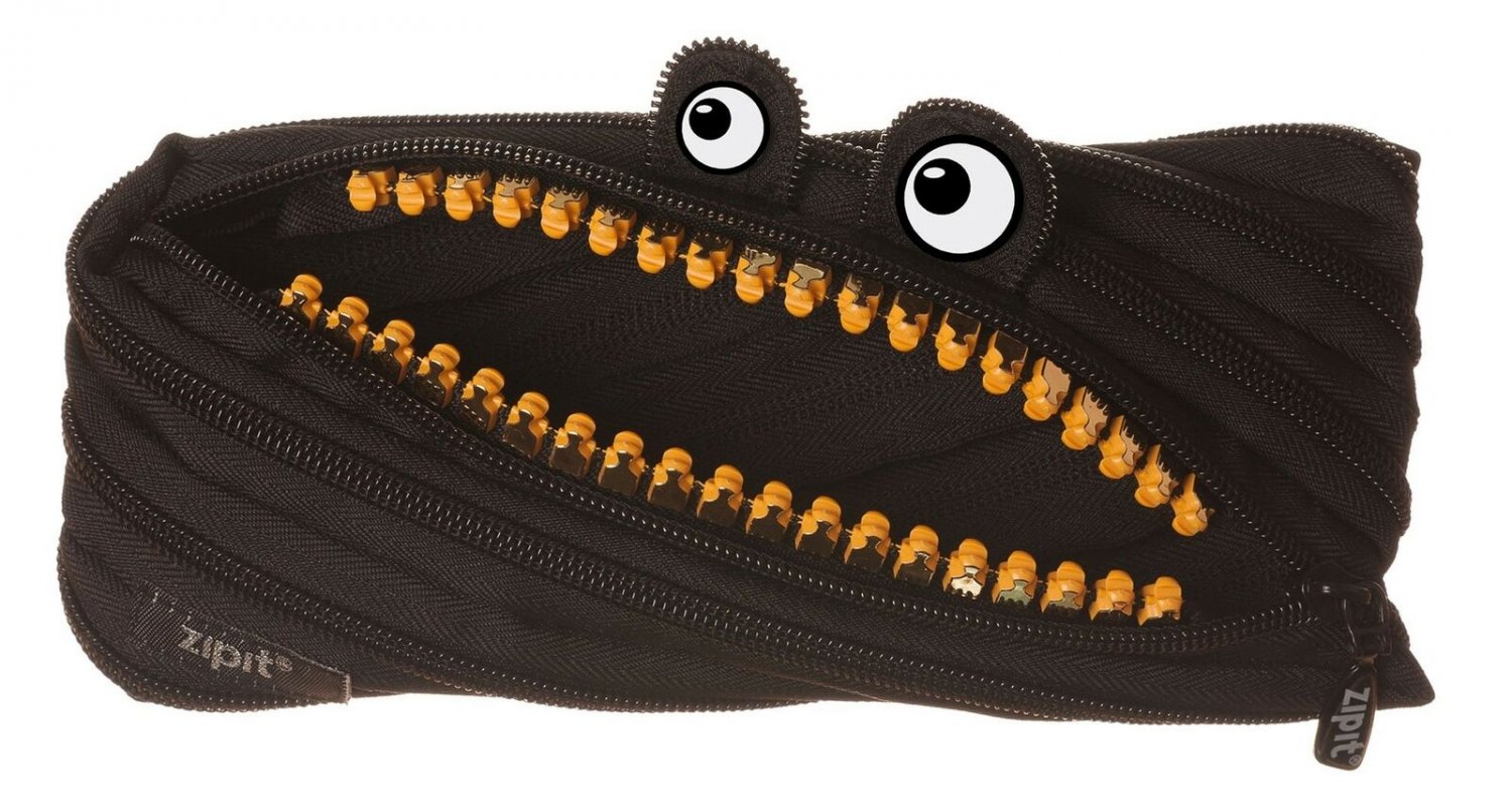 ZIPIT Grillz Pencil Case, Black