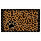 Drymate Pet Bowl Place Mat in Furtitude Tan Leopard