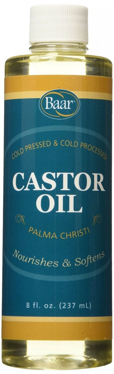 Baar Cold-Pressed, Cold-Processed, Hexane Free Castor Oil, 8 Ounces
