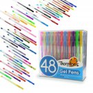 Thornton's Art Supply Premium Assorted Colors Gel Pens Value Set, Assorted In...
