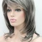 Lydell Long Soft Shaggy Layered Classic Cap Full Synthetic Wig Wigs (AB76 Gre...