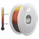 AMOLEN PLA 3D Printer Filament, 1.75mm, Tri Color Changing with Temperature, ...