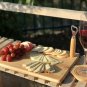 Large Wood Cutting Boards for Kitchen Set - Includes 2 All-Natural Wooden Cut...