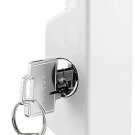 Prime-Line Products C 1120 Sliding Door Outside Pull with Key, White/Diecast