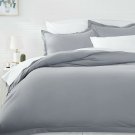 AmazonBasics Microfiber Comforter Duvet Cover and Pillow Sham Set - Full or Q...