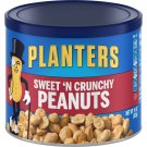Planters Flavored Peanuts, Sweet & Crunchy, 10 Ounce Canister (Pack of 6)