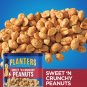 Planters Flavored Peanuts, Sweet & Crunchy, 10 Ounce Canister (Pack of 6)