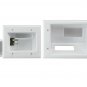 DataComm Electronics 45-0028-WH Recessed Pro-Power Kit with Duplex Surge Supp...
