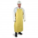 UltraSource Heavy Duty Vinyl Apron, 24 mil Thick, Waterproof, 35" x 48", Yellow