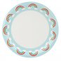 Disposable Plates - 80-Count Paper Plates, Rainbow Party Supplies for Appetiz...