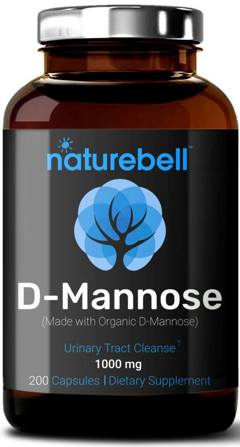Maximum Strength Organic D-Mannose Capsule, 1000mg Per Serving, 200 Capsules,...