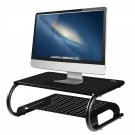 Vented Computer Monitor Stand & Riser with Keyboard & Mouse Storage - for Lap...